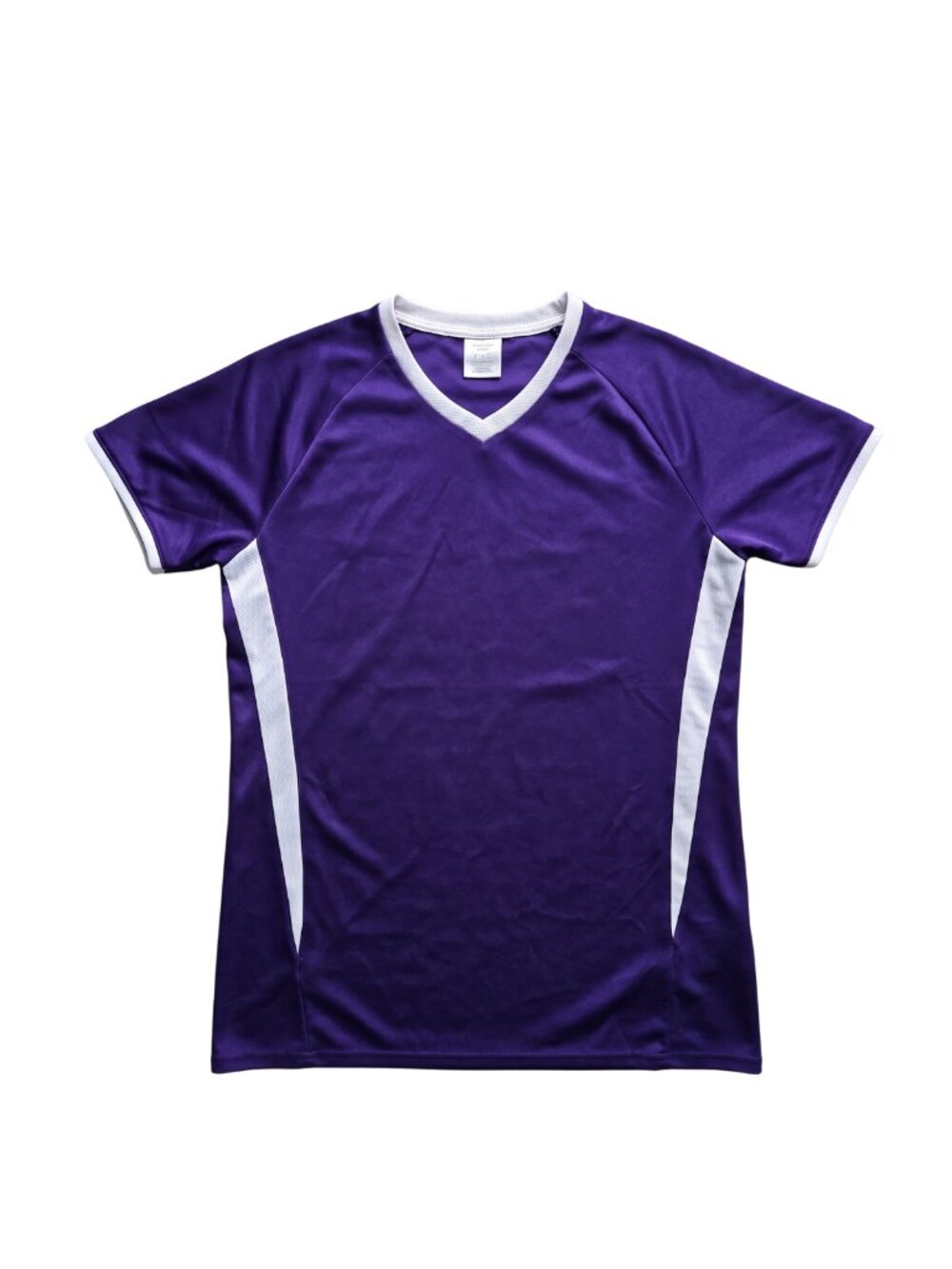 NWOT Sportswear Purple White Moisture Wicking Performance Jersey Shirt 12